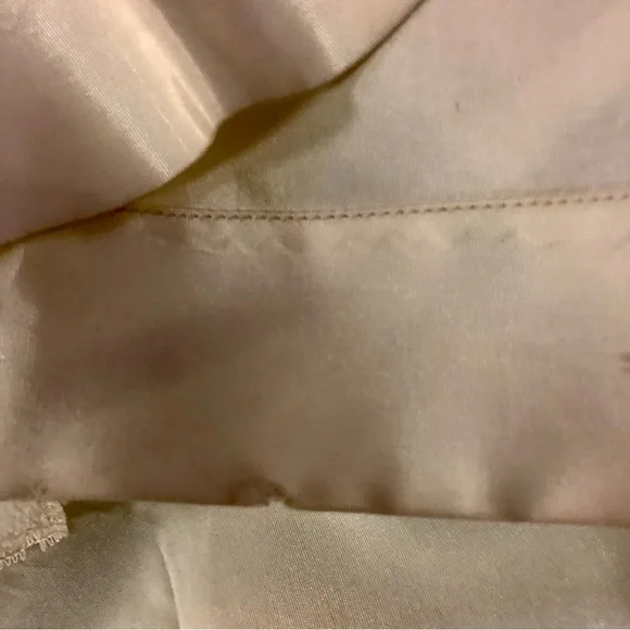 Vintage Wedding Dress Skirt Slip Womens S? Used Cream - Picture 8 of 14